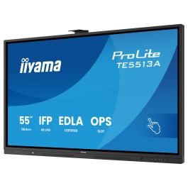 Iiyama TE5513A-B1AG Pantalla Interactiva 55" UHD IPS Android 14 8/128GB con Wifi 6 y Sonido 2x 20W Subwoofer, 450cd/m2, Antiglare