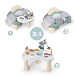 Smoby LS Asiento Acogedor Little Smoby Hinchable para Bebés que Empiezan a Sentarse con Tableta de Actividades Educativas