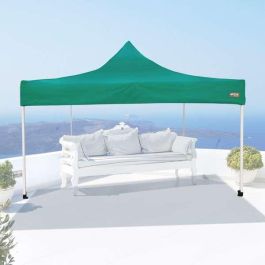 Cenador plegable verde altura ajustable 300x300x220 cm Cenador plegable verde altura ajustable 300x300x220 cm