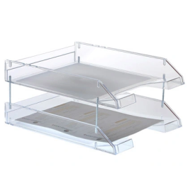 Archivo 2000 Bandeja Apilable Fondo Liso Formato Din A4 Y Folio Cristal Transparente 340x260x60 Precio: 3.88999996. SKU: BIX715CSTP