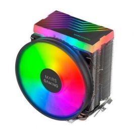 Mars Gaming MCPU33 Ventilador Disipador CPU 140W TDP FRGB Ultra Silencioso 3 Heatpipes 110mm Multisocket Universal