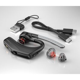 Poly Voyager Legend 30 Headset Auriculares Inalámbricos para Llamadas y Música, Diseño Intraaural, Negro