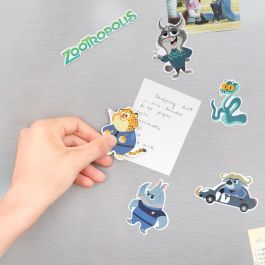 ERIK - Set de 10 Imanes de Frigorífico Zootropolis 2 (24x17.5cm)