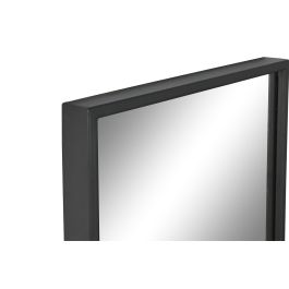 DKD Home Decor Espejo de Pared Loft Colección Anxi Recto Negro, Hierro y Cristal, 120 cm Alto x 35 cm Ancho (Pack de 2)