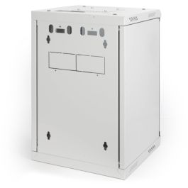 DIGITUS Carcasa Mural Combinada 254 mm (10") y 482.6 mm (19") 10U Acero IP20, Gris