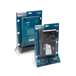 Koma Tools 20v-cb125 Cargador Rápido de Batería 20V 125W 5A Pro Series para Baterías 2.0Ah/30min y 4.0Ah/60min con Indicador de Carga