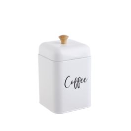 Quttin Bote de Metal Retro para Café de Cocina, Medidas 11.2 x 11.2 x 13.5 cm (12 Unidades) Quttin Bote de Metal Retro para Café de Cocina, Medidas 11.2 x 11.2 x 13.5 cm (12 Unidades)