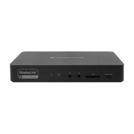 Conceptronic DONN31B Docking Station USB-C Negro 17 Puertos HDMI/DisplayPort 4K, 2.5GbE, USB 10Gbps, PD 100W Windows/Mac/Android