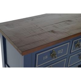 Consola Home ESPRIT Marrón Azul marino Madera de Paulonia 103 x 35 x 80 cm