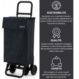 Carro de Compra Garmol 6012G5 PO Negro