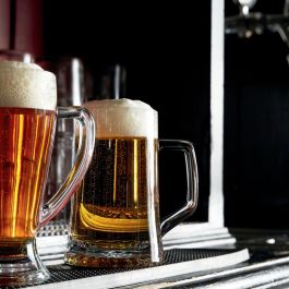 Bormioli Rocco Stern Jarras de Cerveza de Vidrio Transparente 51 cL - Juego de 6 Unidades, Apto Lavavajillas, Hecho en Italia