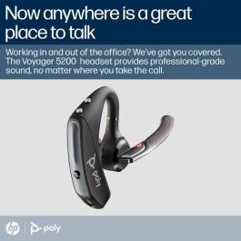 Poly Voyager 5200 BT700 Auricular Bluetooth USB-A con Dongle, Cancelación Ruido, Certificado Microsoft Teams para Oficina y UC Poly Voyager 5200 BT700 Auricular Bluetooth USB-A con Dongle, Cancelación Ruido, Certificado Microsoft Teams para Oficina y UC