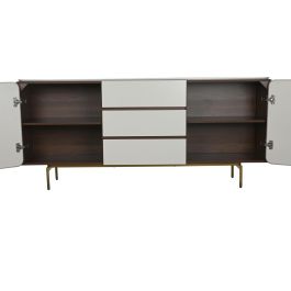 Buffet Moderno DKD Home Decor Blanco Marron 41.5 x 80 x 183 cm Buffet Moderno DKD Home Decor Blanco Marron 41.5 x 80 x 183 cm