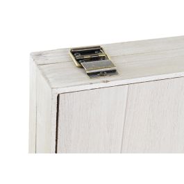 DKD Home Decor Tapa Contador Cottage Mdf Beige Verde 46.5 x 31.5 x 6 cm (2 Unidades)