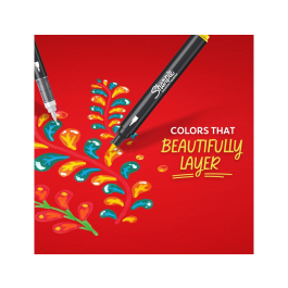 Sharpie Rotulador Acrílico Punta Redonda Blíster 2 Unidades Blanco y Negro para Múltiples Superficies