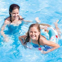 Intex Flotador Transparente de Piscina 61 cm para Niños (6-10 Años) - 3 Modelos Surtidos, Fabricado en PVC