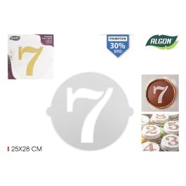 Algon Plantilla Tarta Cumpleaños N-7 Grande 25 cm x 27.5 cm (36 Unidades) Precio: 5.94999955. SKU: B12LLAY2KH