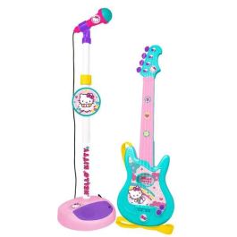 Reig Guitarra y Microfono con Pie Extensible Hello Kitty Altura Regulable 60x30x17 cm Precio: 35.50000003. SKU: S2424881