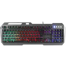 Speedlink Teclado Gaming LUNERA, Teclas Metálicas, Retroiluminación LED Rainbow, QWERTZ, USB, Negro Precio: 37.6899996. SKU: B16Q3G72EJ