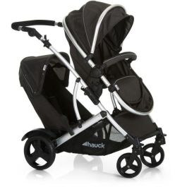 HAUCK Duett 2 Cochecito Doble Negro, con Asiento Reversible y 2º Asiento Desmontable, para Hermano y Bebé Desde el Nacimiento Precio: 470.49999975. SKU: B16QW5G37P
