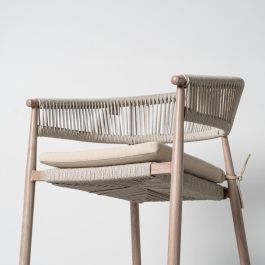 Silla Acero-Rattán Pe Exterior 57 X 58 X 77 cm