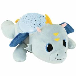 LEON THE DRAGON Luz nocturna y peluche musical +/- 39 cm