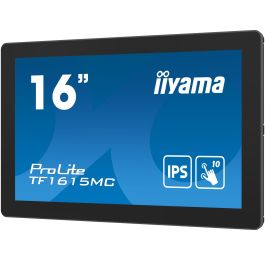 IIYAMA TF1615MC-B1 Monitor Táctil 15.6" IPS Full HD 1920x1080 10 Puntos VGA+HDMI+DP Negro
