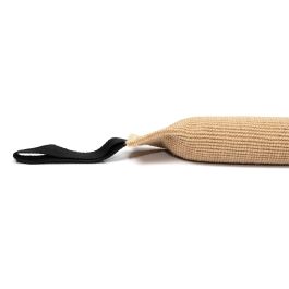 Gloria Juguete Mordedor para Perro Grande de Sisal Natural, Medidas 67x9 cm, con Asas para Adiestramiento y Recompensa, Color Marrón