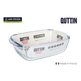 Quttin Fuente Honda de Vidrio Rectangular 23 x 15 cm 1.2 L (6 Unidades) Precio: 30.50000052. SKU: B1JANNAASW