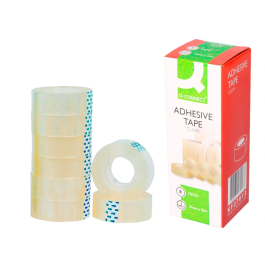 Q-connect Cinta Adhesiva Transparente 33 mt x 19 mm