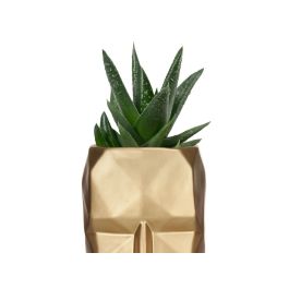 Jarrón Cara 3D Oro Giftdecor 12x24.5x16 cm - Poliresina (4 Unidades) Jarrón Cara 3D Oro Giftdecor 12x24.5x16 cm - Poliresina (4 Unidades)