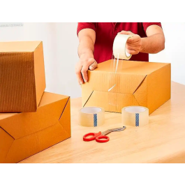 Q-connect Cinta Adhesiva Polipropileno Transparente 132m x 50mm para Embalaje