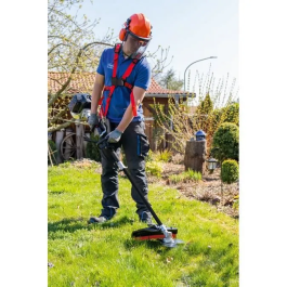 Scheppach Desbrozadora de Gasolina 52CC 4 en 1 (Desbrozadora, Podadora, Cortasetos, Bordeadora)