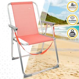 Silla Plegable Aktive Flamingo Coral 44 x 76 x 45 cm (4 Unidades) Silla Plegable Aktive Flamingo Coral 44 x 76 x 45 cm (4 Unidades)