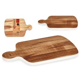 Tabla de cortar madera acacia 40 cm con borde blanco - Kinvara (12 Unidades) Precio: 98.59000019. SKU: S3610192