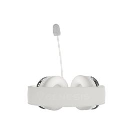 GENESIS Toron 301 Auriculares Gaming Alámbricos Diadema Blanco con Transductores 53mm y Micrófono Boom Desmontable Ultraligeros