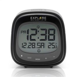 Explore Scientific RDC-3006 Reloj Despertador Negro con Función Táctil y Temperatura Interior Explore Scientific RDC-3006 Reloj Despertador Negro con Función Táctil y Temperatura Interior