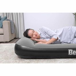 Cama hinchable - BESTWAY - 1 plaza - 188x99x30 cm con bomba eléctrica integrada