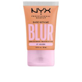 NYX PROFESSIONAL MAKE UP Base de Maquillaje Bare With Me Blur #07- Golden 30 ml