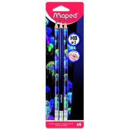 Lapiz De Grafito Maped Deepsea Con Goma - Hb Blister De 6 Precio: 2.50000036. SKU: B1GXQ57AN3