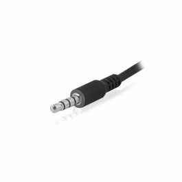 Ewent EW3567 Auriculares Alámbricos Diadema Supraaural con Conector 3.5mm, Micrófono Boom, para Llamadas y Música, Negro