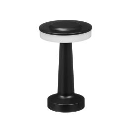 Giftdecor Lámpara Sobremesa Toque Negro 12x20x9 cm