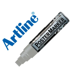 Artline Rotulador EPP-12 Poster Marker Punta Rectangular 12 mm Color Plata Precio: 6.59000001. SKU: B16VTD5S57