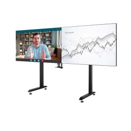 B-Tech SYSTEM X Soporte Doble Pantalla XXL (VESA 1000 x 800) para Videoconferencia BT8528
