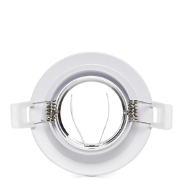 Aro Foco Downlight Circular GU10 Ø92Mm Blanco