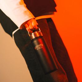 ERIK Botella AC/DC de Acero Inoxidable 500ml con Tapón Hermético y Asa