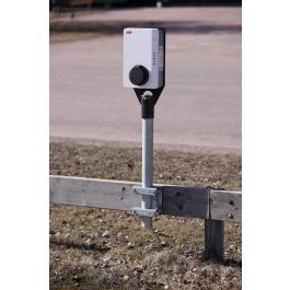 Next Green Soporte de Acero para Tubos y Postes de Ø 60-108 mm - Montaje Universal en Vigas, Fachadas y Muros de Contención