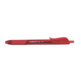 Boligrafo Molin Retractil Rojo 12 unidades Precio: 4.49999968. SKU: B169D4NY62