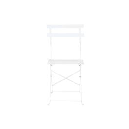 DKD Home Decor Mesa Terraza Y Jardin Blanco 60x60x71 cm Set de 3 Piezas