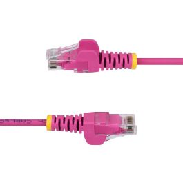 Cable RJ45 Categoría 6 UTP Rígido Startech N6PAT7MPKS Rosa 7 m